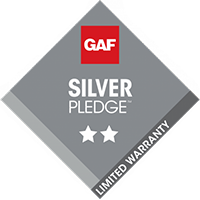 GAF Silver Pledge Limited Warranty logo